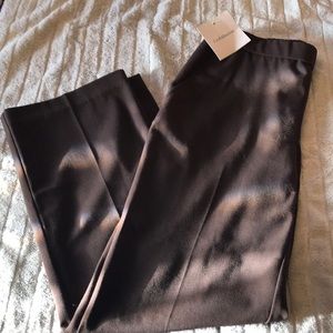 Croft&barrow Sz 4P brown dress pants, NWT!